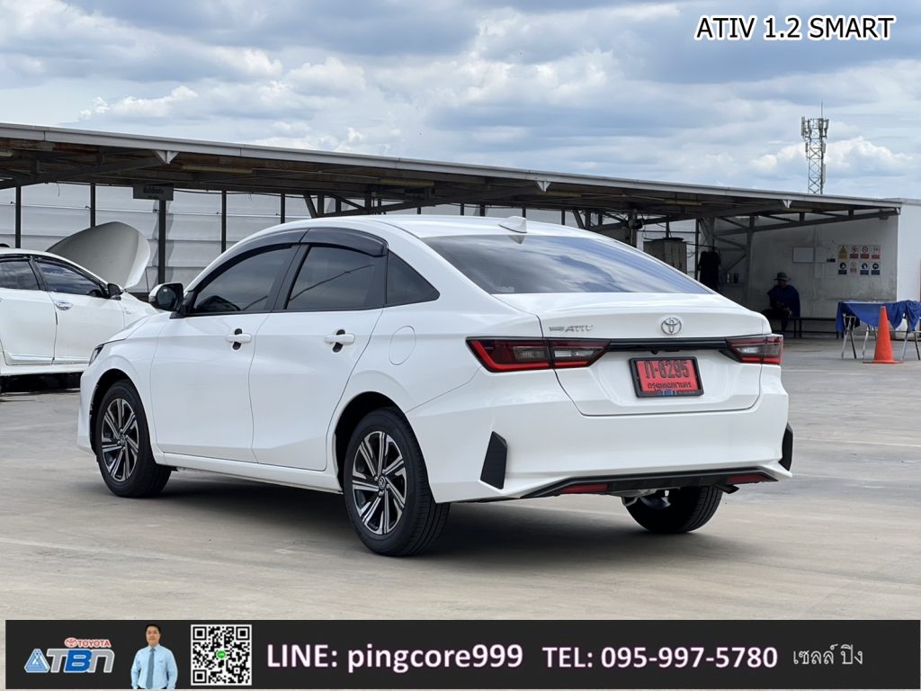 โปรโมชั่นออกรถ-รูปรถคันจริง ยาริส-เอทีฟ-YARIS-ATIV-รุ่น-SMART-โตโยต้าป้าย